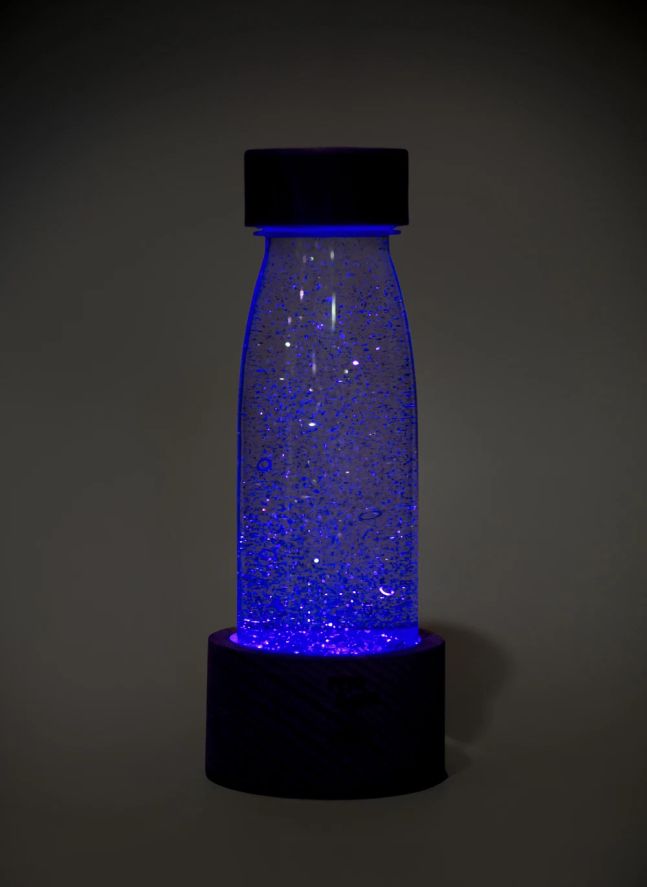 Lampe pour Bouteille Sensorielle | Bois clair