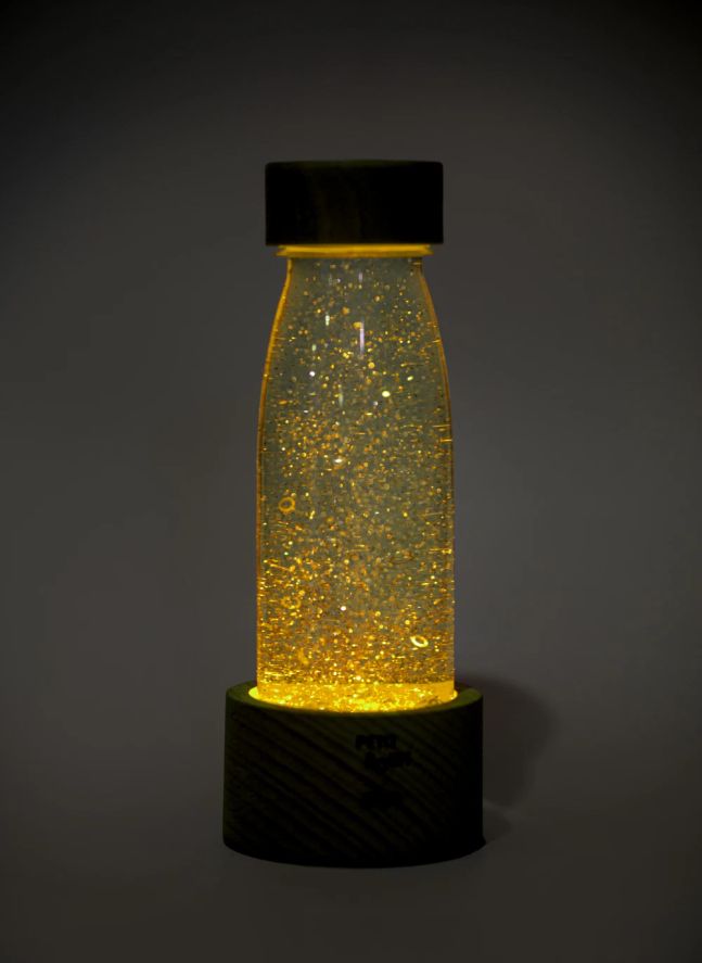 Lampe pour Bouteille Sensorielle | Bois clair