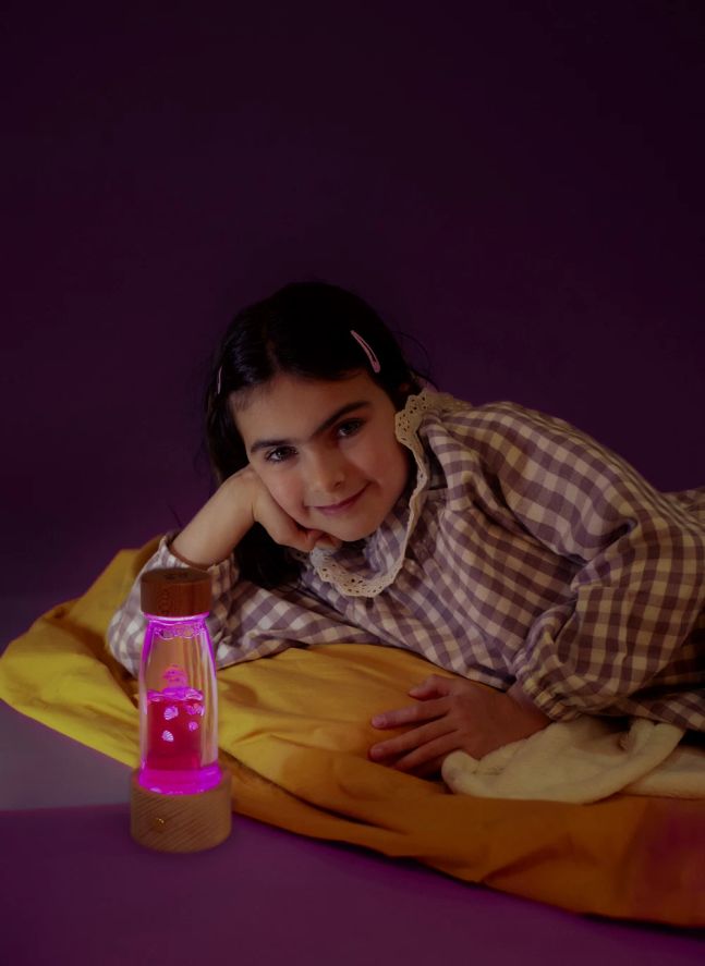 Sensory Bottle Lamp | Bois clair