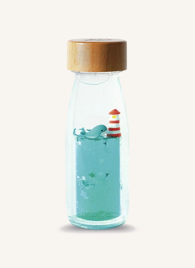Bouteille sensorielle Baleine | Bleu