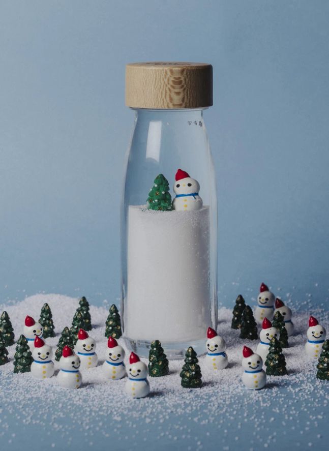Bouteille sensorielle Hiver | Blanc