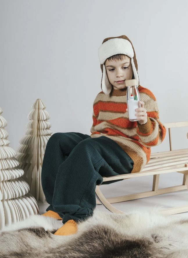 Bouteille sensorielle Hiver | Blanc