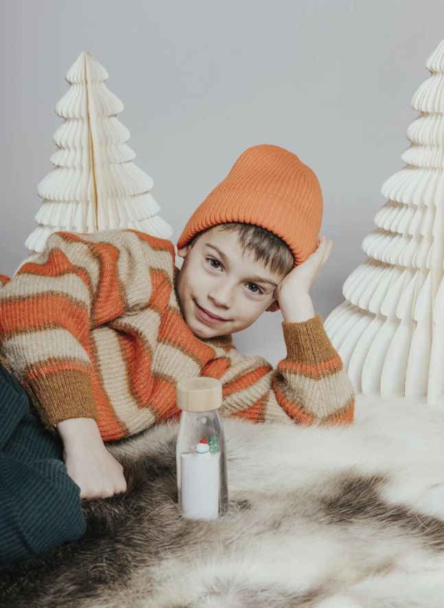 Bouteille sensorielle Hiver | Blanc