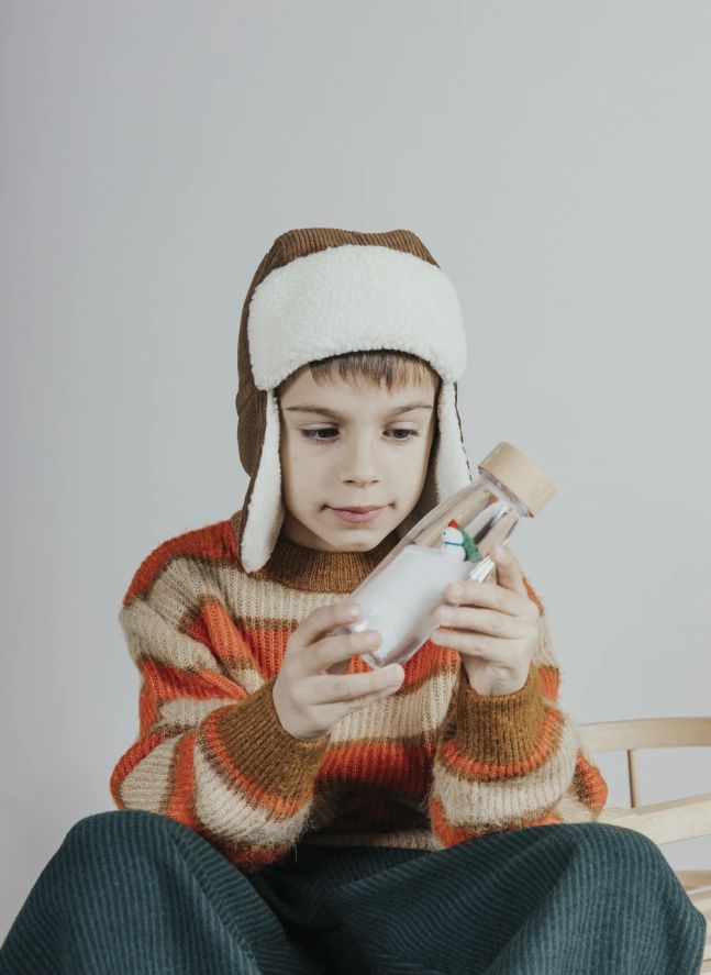 Bouteille sensorielle Hiver | Blanc