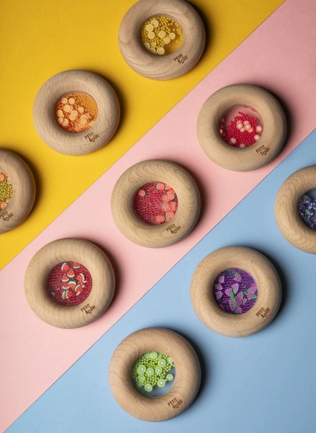 Sensory Donut with Raisins | Purple