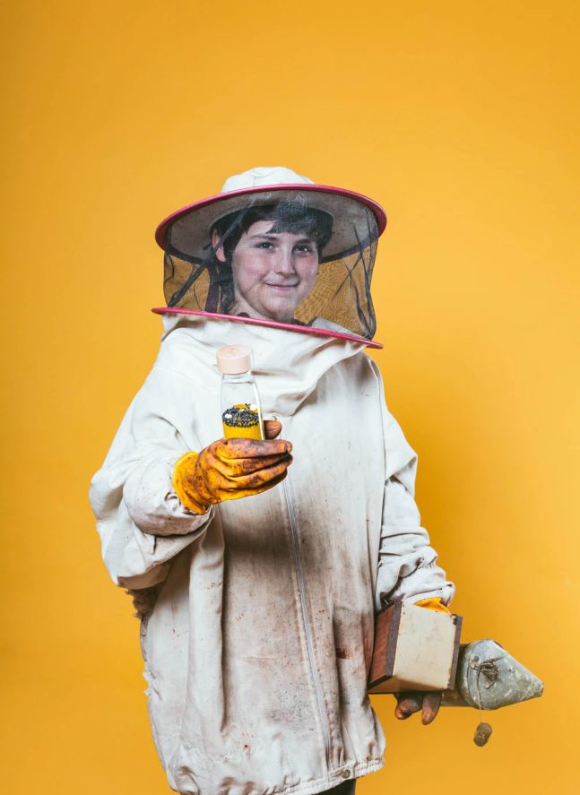 Bouteille sensorielle Abeilles | Jaune