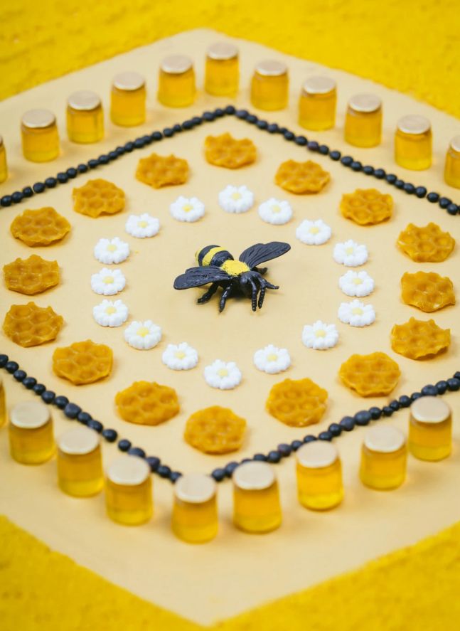 Bouteille sensorielle Abeilles | Jaune