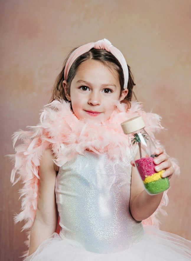 Bouteille sensorielle Flamant Rose