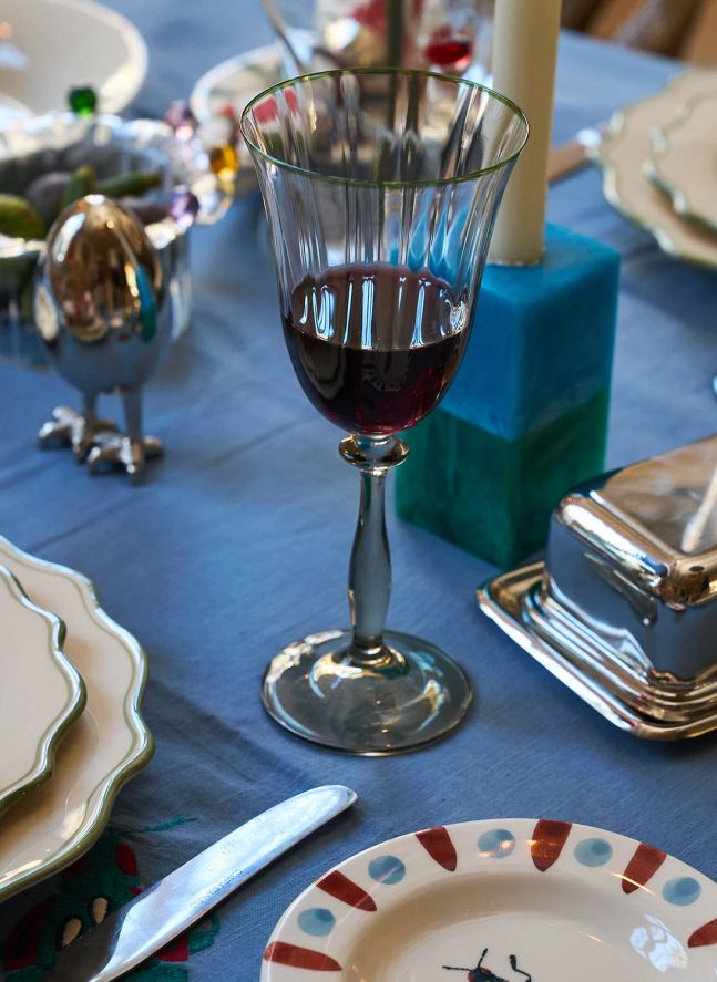 Verres à vin Lily Optic - Set de 2 | Doré