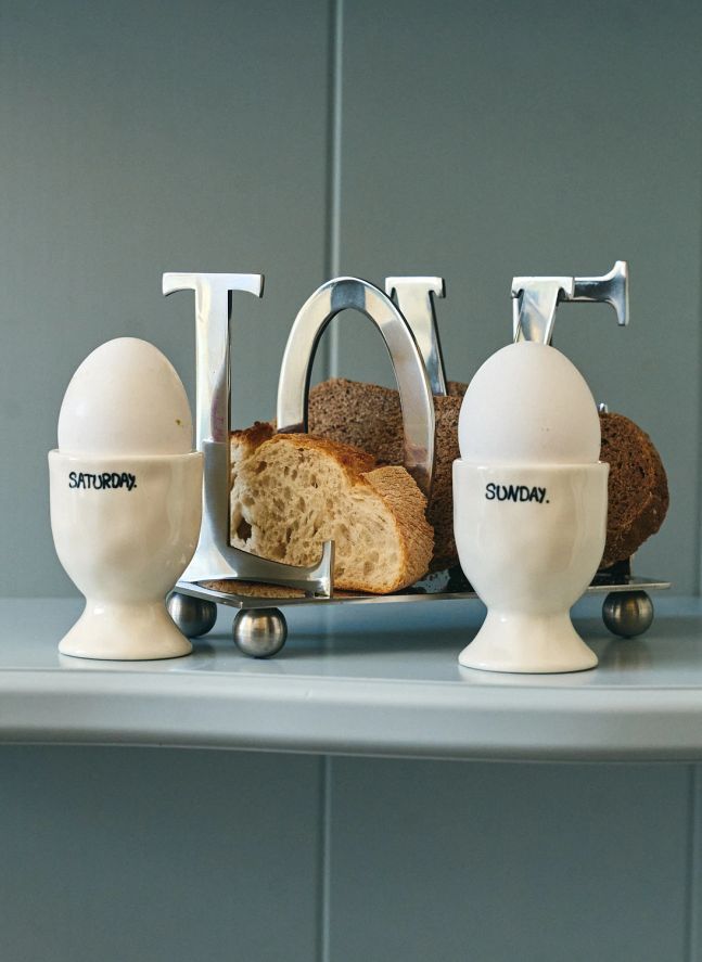 Coquetiers Weekend - Set de 2 | Blanc