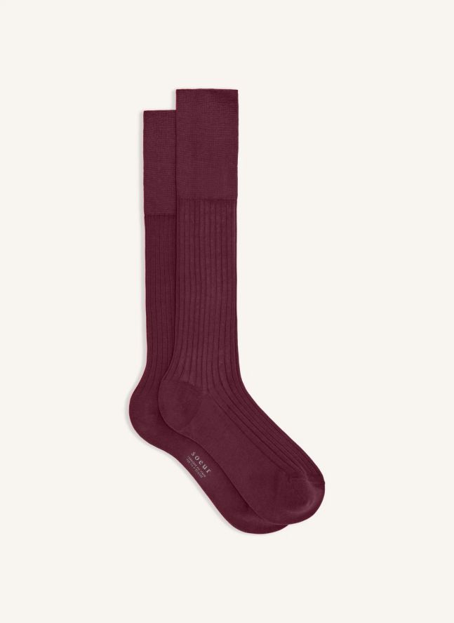 Chaussettes Walk Coton | Prune