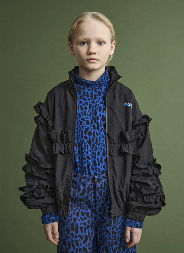 Veste Volants Nylon | Noir
