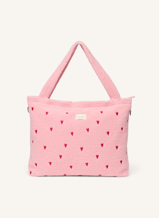 Sac à langer Hearts | Rose