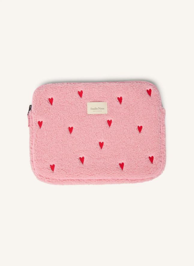 Housse d'ordinateur Hearts | Rose