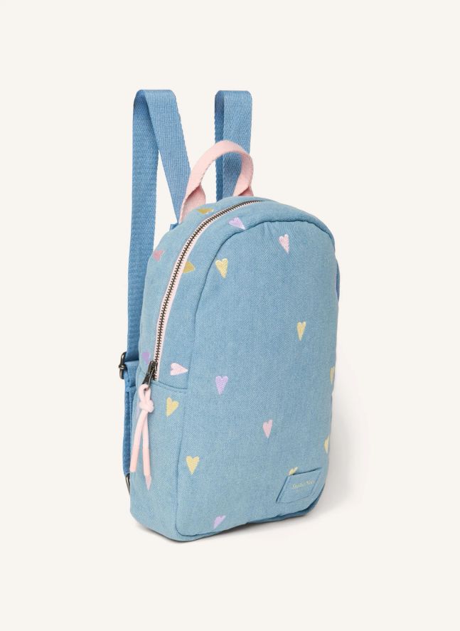 Sac à dos en denim Hearts