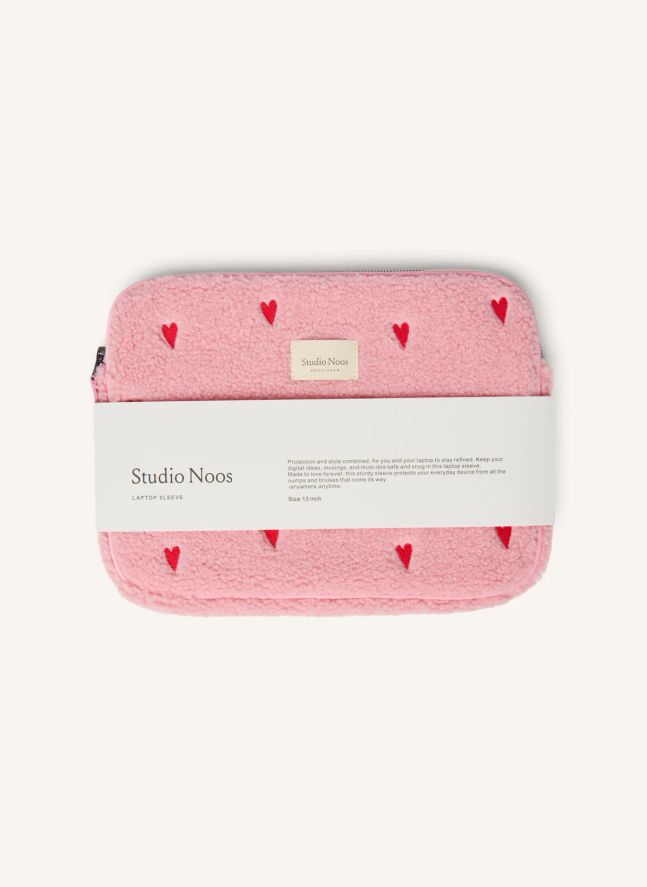 Housse d'ordinateur Hearts | Rose