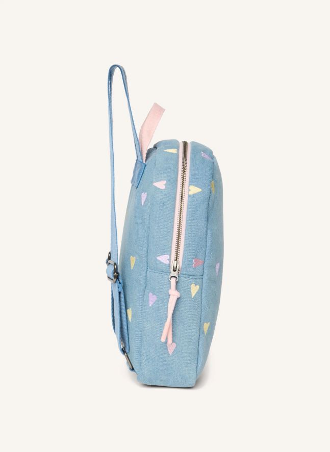 Sac à dos en denim Hearts