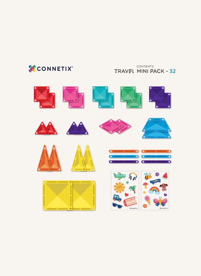 Travel Mini pack - 32 pièces | Rainbow