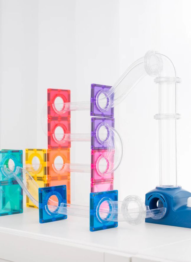 Ball Run Launcher Set - 47 pieces | Rainbow