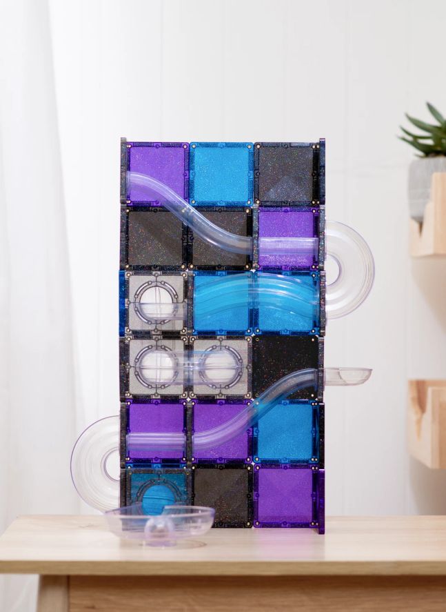 Ball Run Galaxy Set - 61 pieces | Glitter