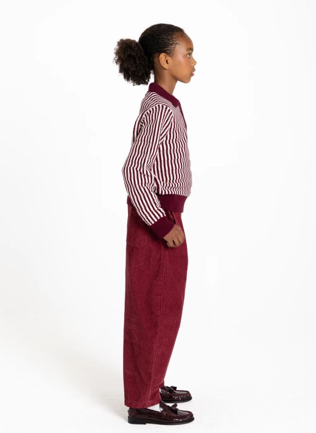 Pantalon Balloon Ginger | Rouge cerise