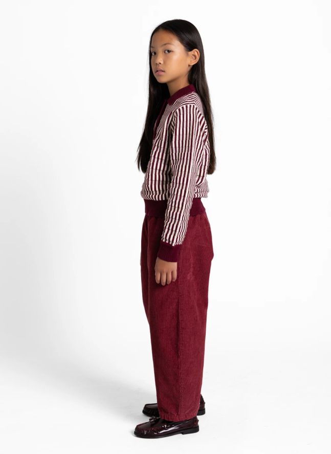 Pantalon Balloon Ginger | Rouge cerise