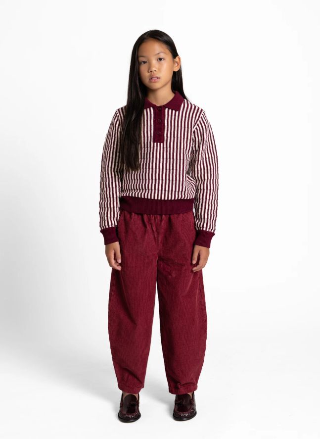 Pantalon Balloon Ginger | Rouge cerise