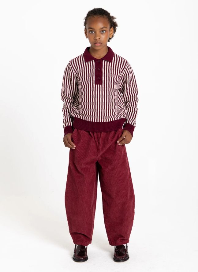 Pantalon Balloon Ginger | Rouge cerise
