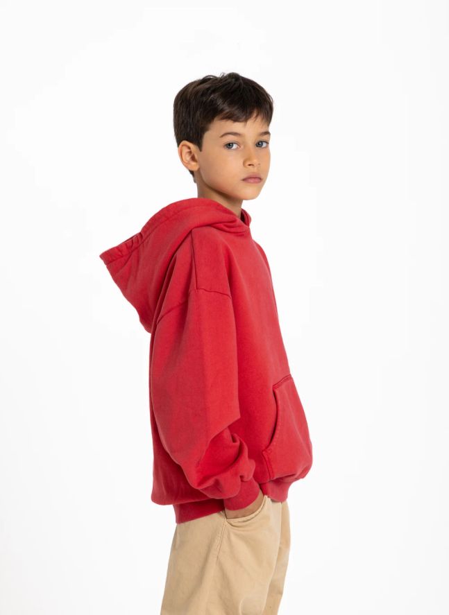 Sweat Noa Coton Bio | Rouge foncé