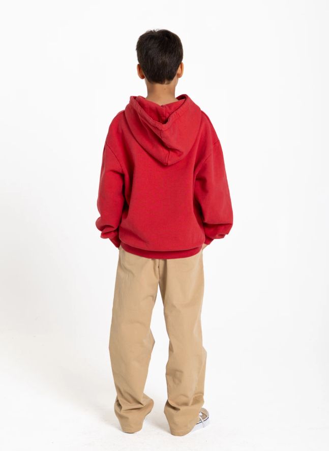 Sweat Noa Coton Bio | Rouge foncé
