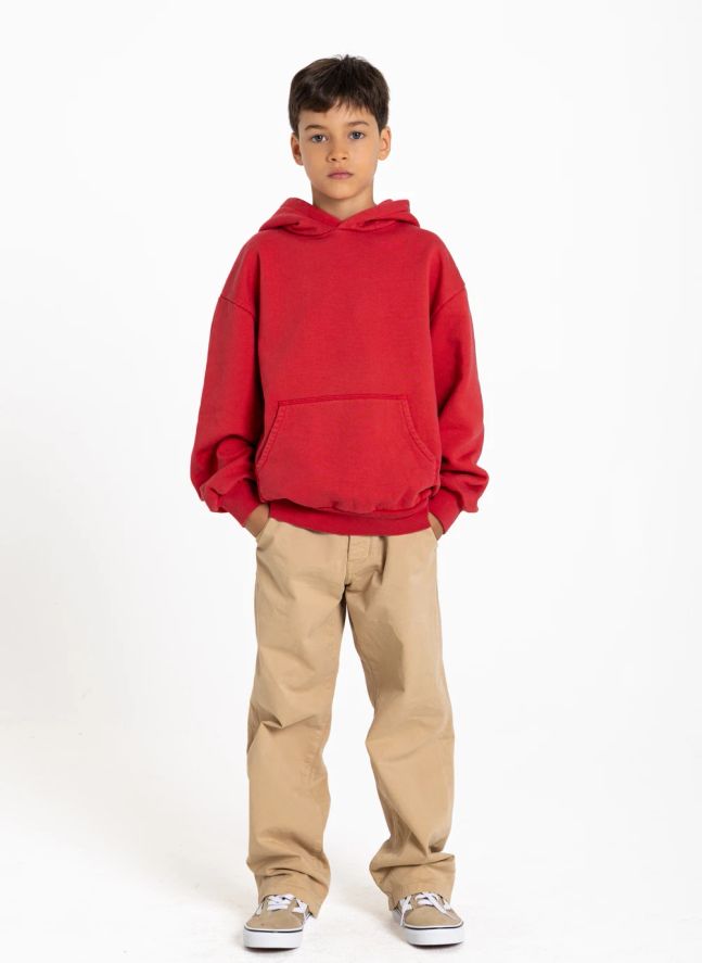 Sweat Noa Coton Bio | Rouge foncé
