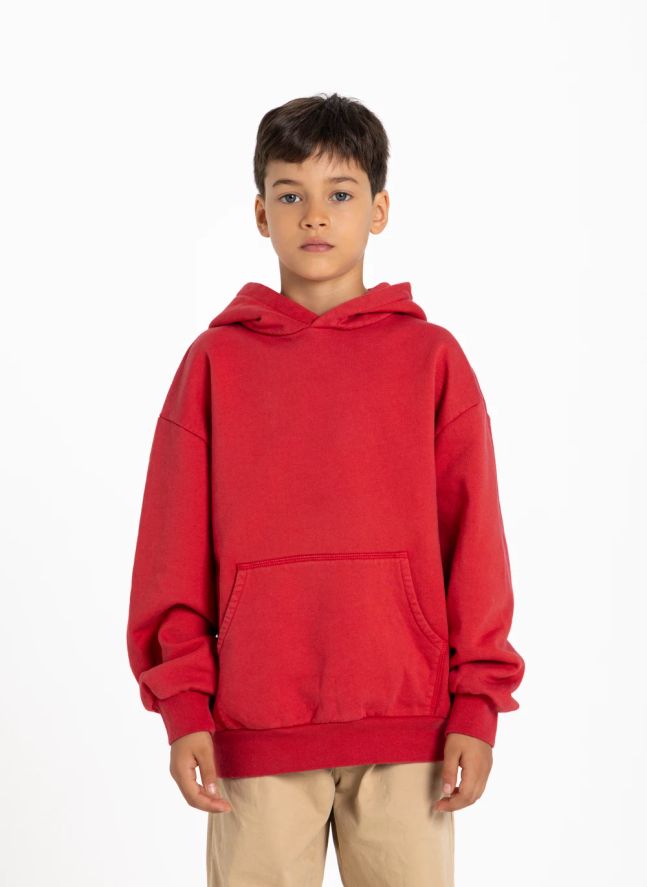 Sweat Noa Coton Bio | Rouge foncé