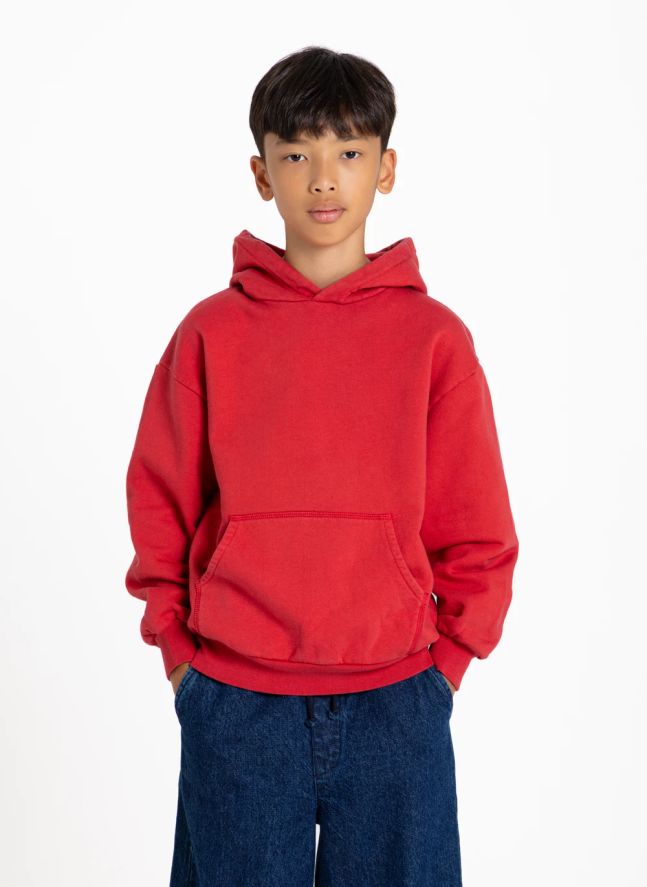 Sweat Noa Coton Bio | Rouge foncé