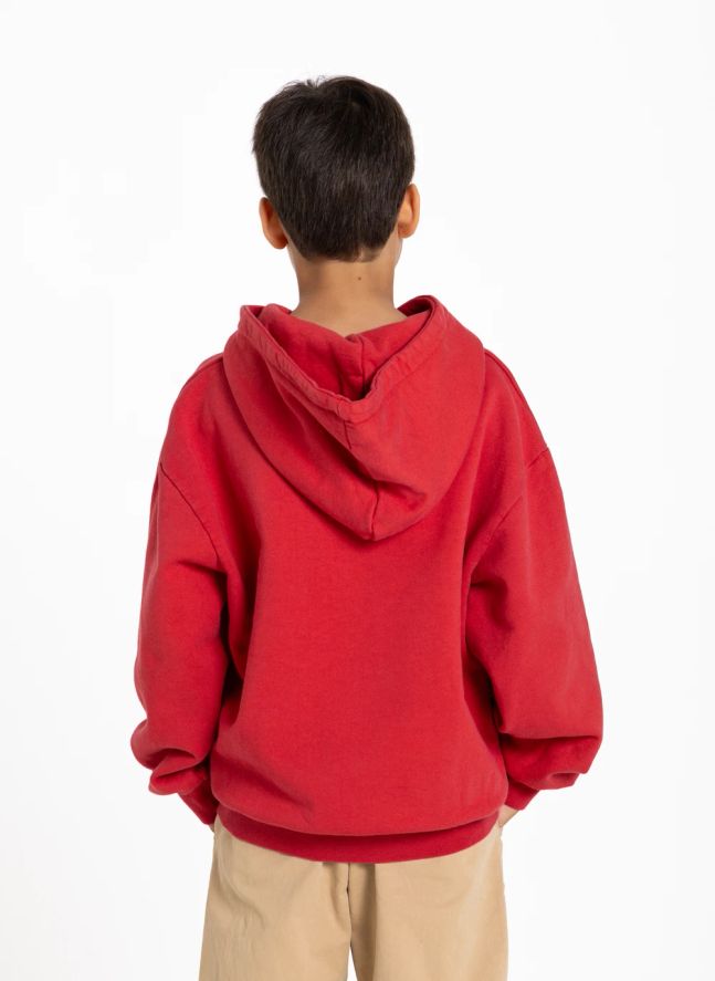Sweat Noa Coton Bio | Rouge foncé