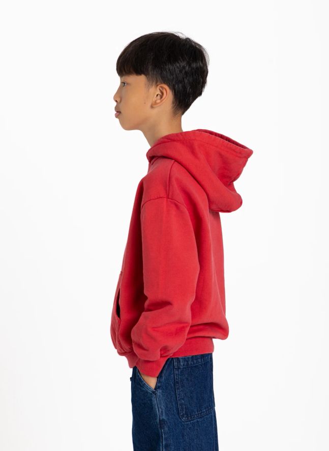 Sweat Noa Coton Bio | Rouge foncé