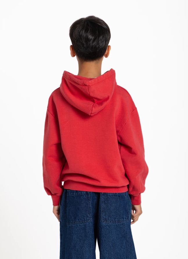 Sweat Noa Coton Bio | Rouge foncé