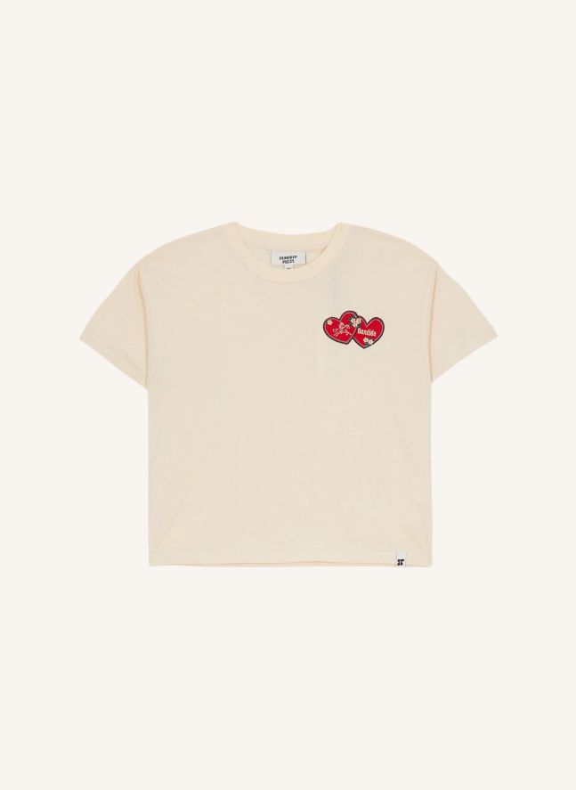 T-shirt Luna Bandida Heart | Crème
