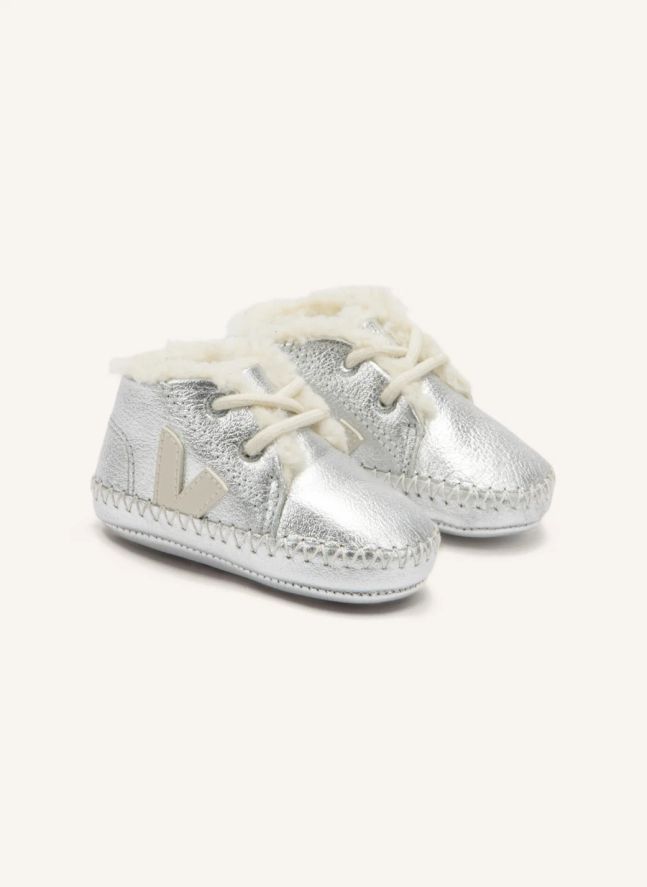 Chaussons Fourrés | Argenté