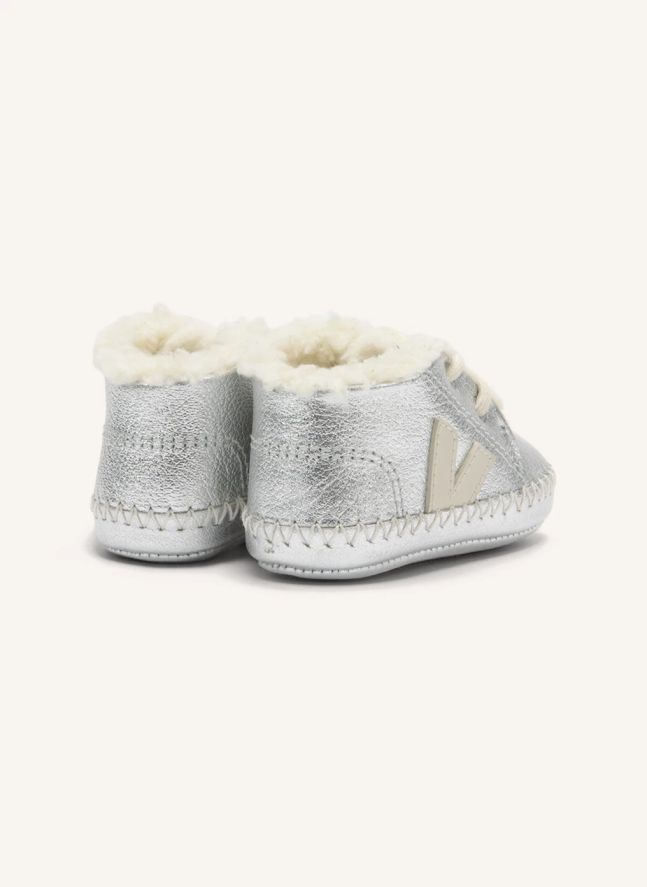 Chaussons Fourrés | Argenté