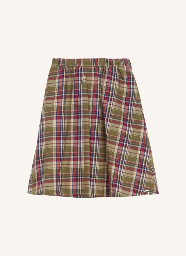 Falda Lita a cuadros | Verde bosque