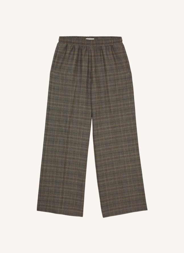 Jogger Quinn Prince-de-Galles Laine | Marron