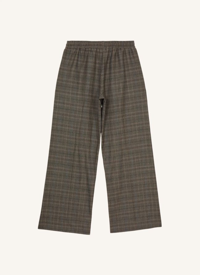 Jogger Quinn Prince-de-Galles Laine | Marron