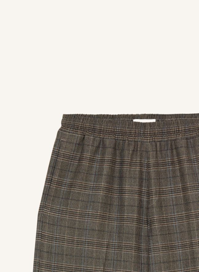 Jogger Quinn Prince-de-Galles Laine | Marron