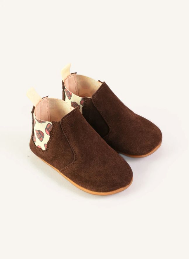 Chaussons Oscar Chiens | Chocolat