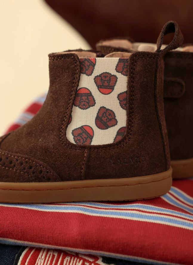 Boots Axelle Chiens | Chocolat