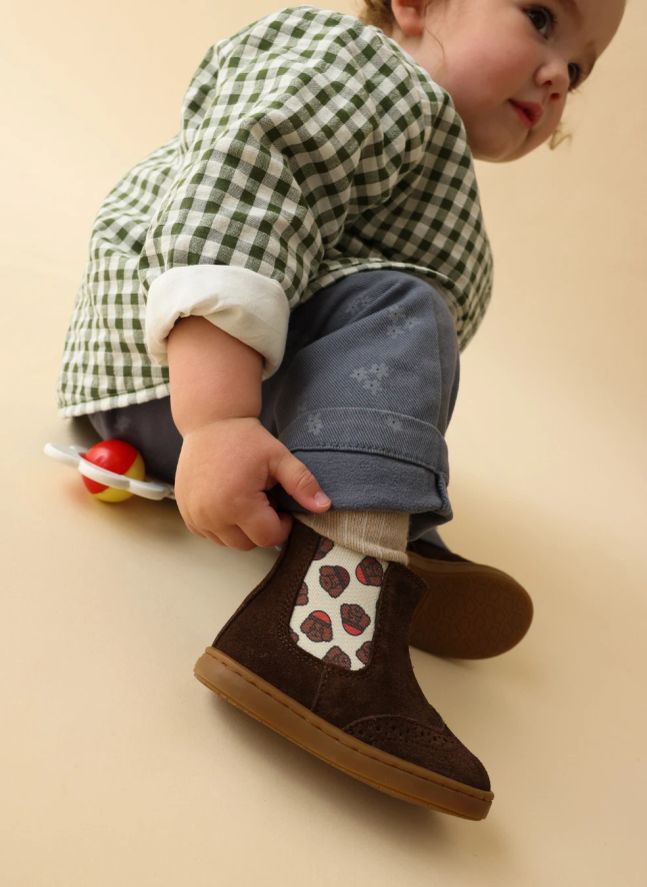 Boots Axelle Chiens | Chocolat