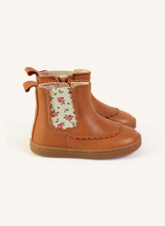 Boots Isaure Fleurs | Camel