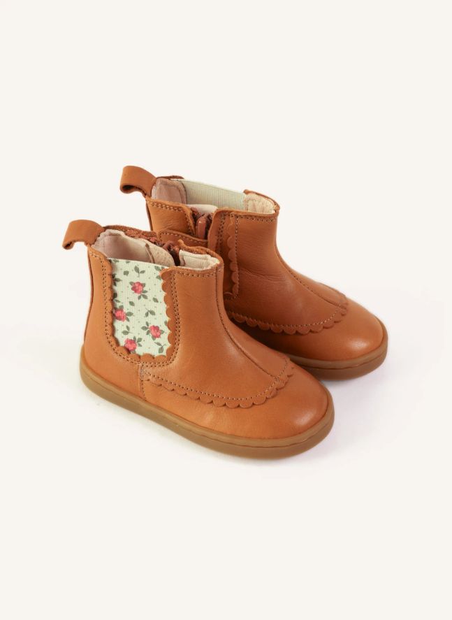 Boots Isaure Fleurs | Camel
