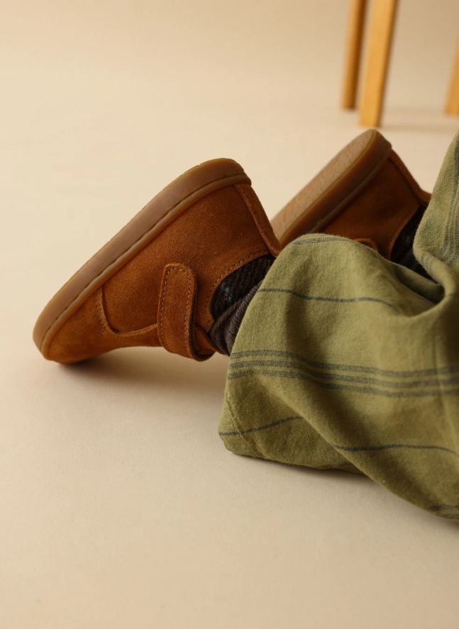 Baskets Jules Tartan | Caramel