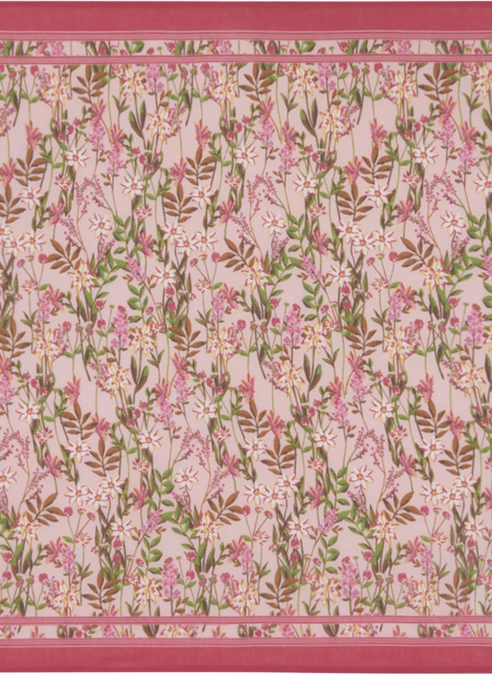 Flowered Scarf | Pink- Product image n°0